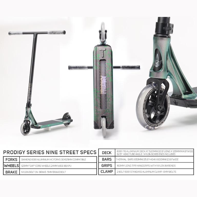 [FREESTYLE STUNT SCOOTERS] Envy Prodigy S9 Street Edition Freestyle Stunt Scooter, Sports
