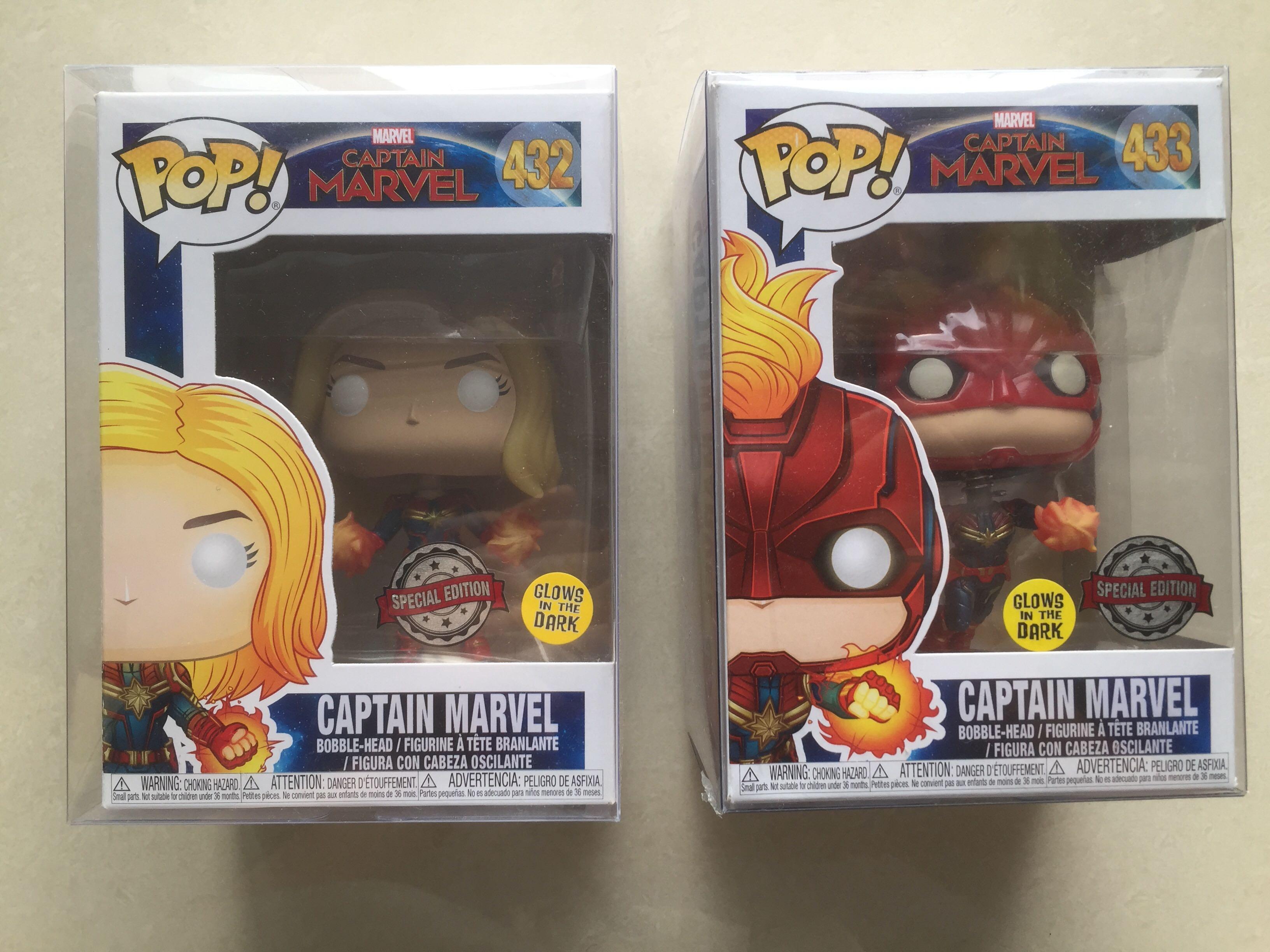 Funko Pop Captain Marvel Hobbies Toys Collectibles