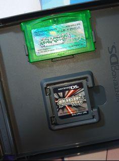 GBA Pokemon Emerald &NDS Pokemon Platinum set(日版)