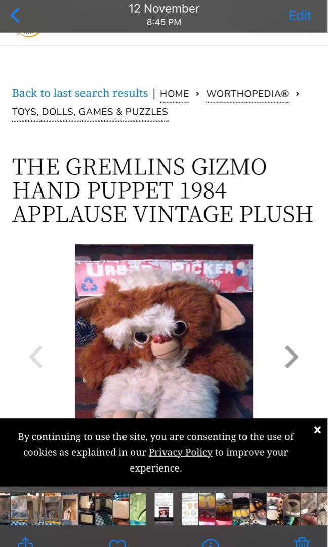 Gremlins Gizmo Hand Puppet