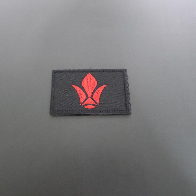 Gundam and attack on titan anime insignia velcro patch for bags