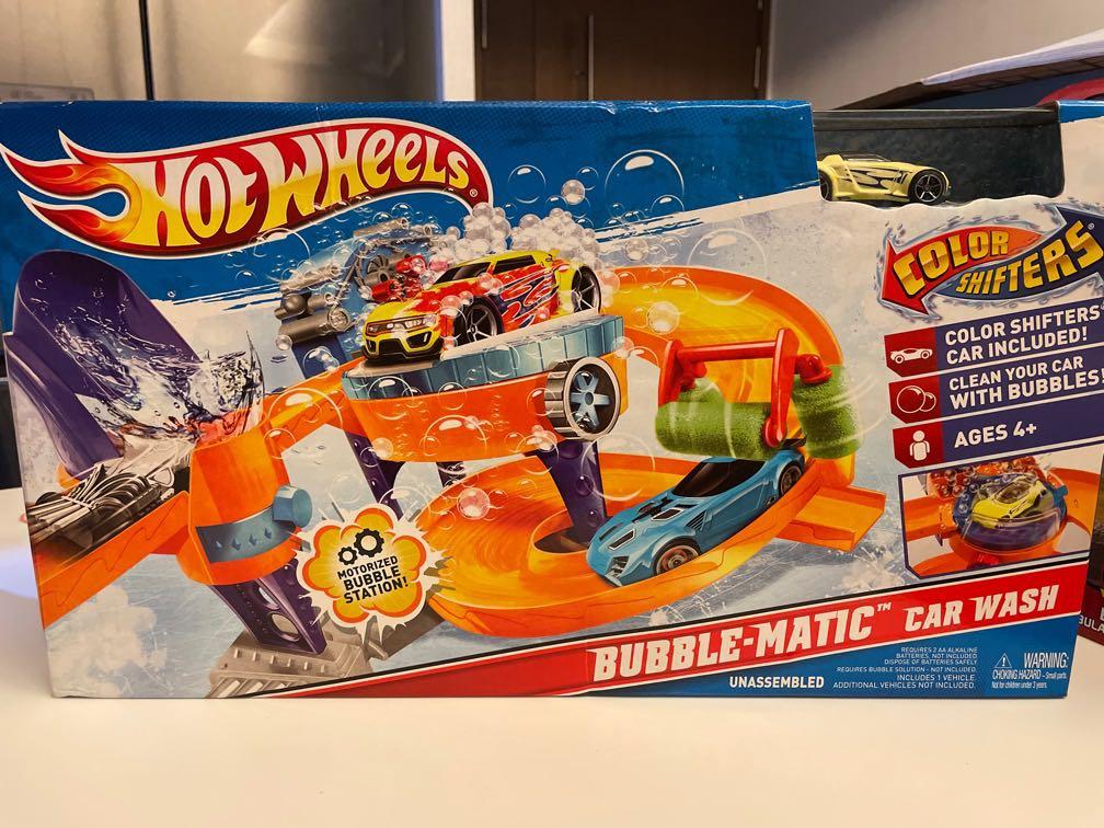 Hot wheels bubble matic car wash store