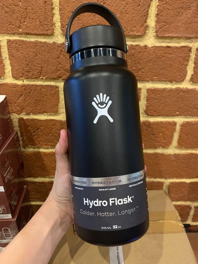 Hydro flask 32 oz black Furniture Home Living Kitchenware