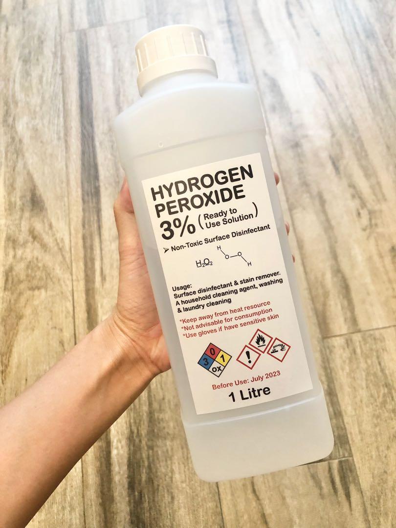 Hydrogen Peroxide 3 1L, Furniture & Home Living, Gardening, Garden