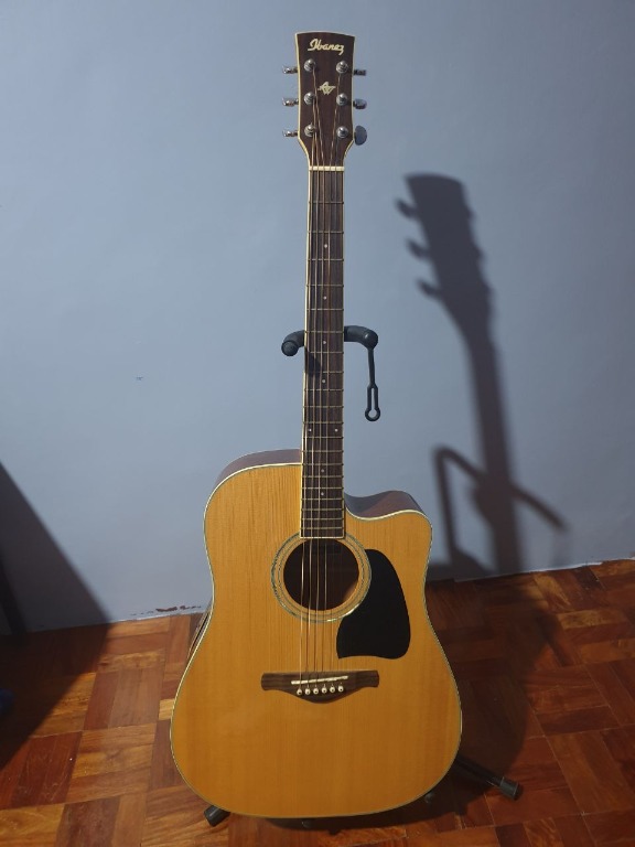 Ibanez Artwood AW300ECE-NT Acoustic Guitar, Hobbies & Toys, Music ...