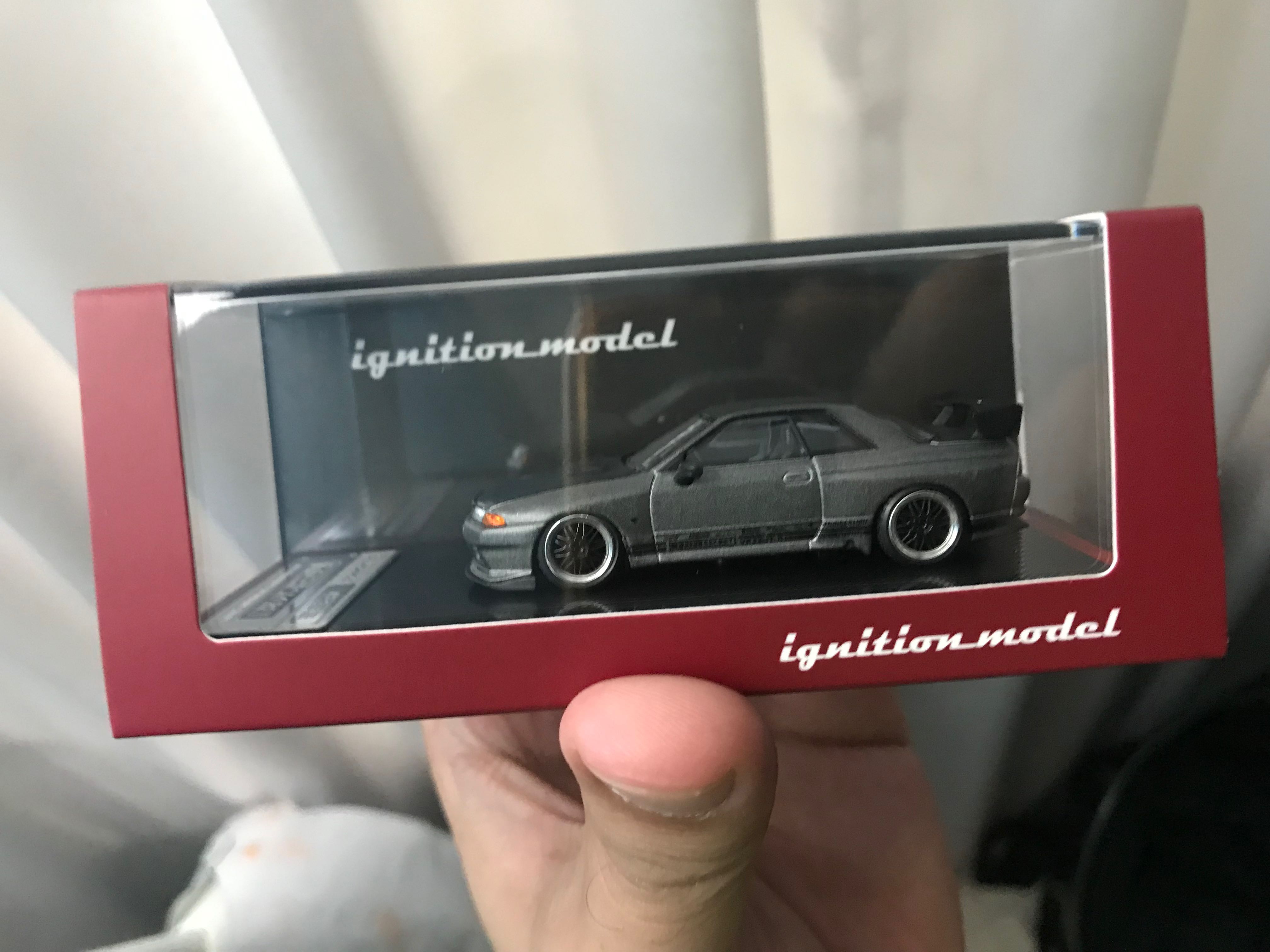 Ignition Model 164 ig 64 nissan skyline r32 top secret gtr vr32 titanium gray, Hobbies & Toys