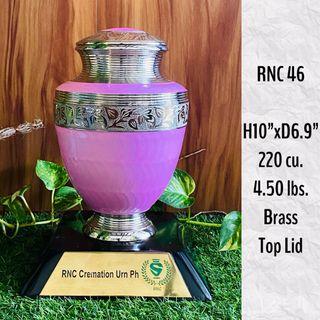 Imported Metal Brass Cremation Urn - RNC 46