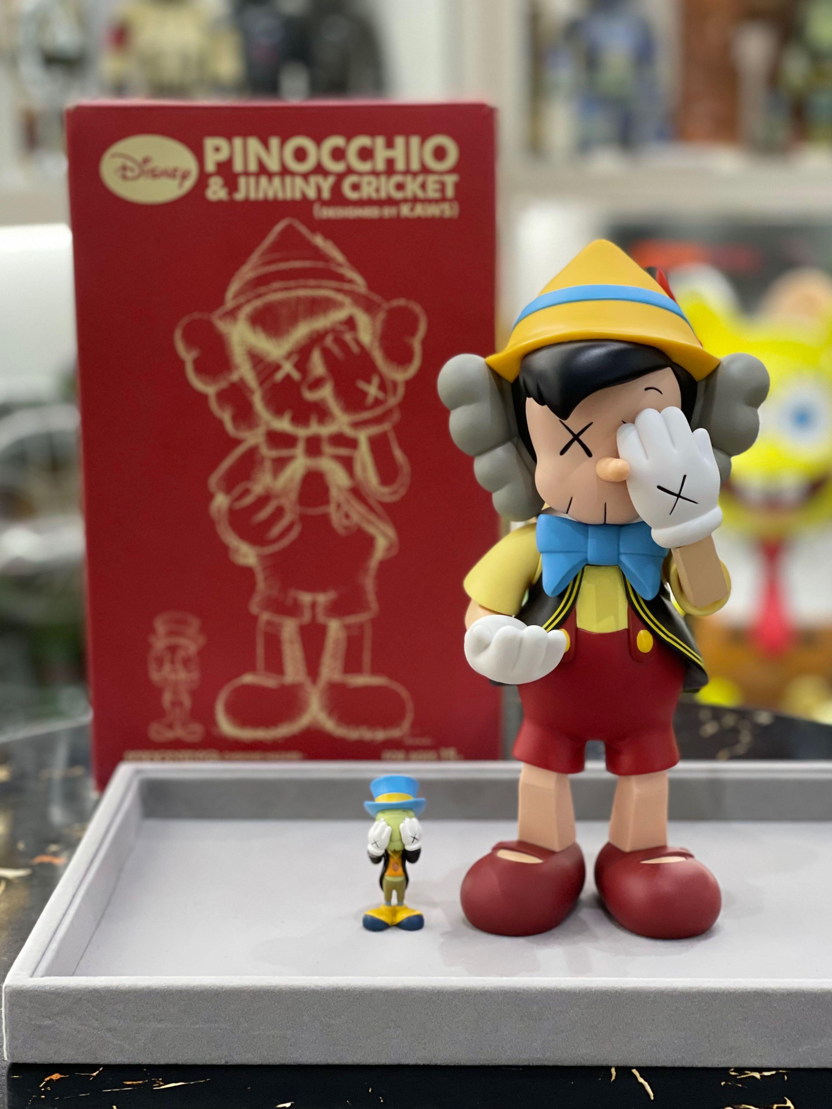 Pre-Order] Kaws Pinocchio & Jiminy Cricket (Edition of 500 from 2010)  OriginalFake , Hobbies & Toys, Toys & Games on Carousell