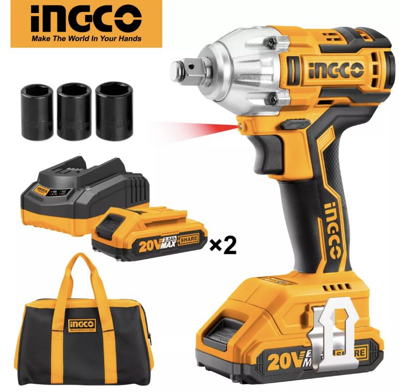 Ingco Impact Wrench, Furniture & Home Living, Home Improvement