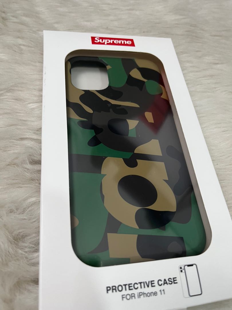 Iphone 11 Supreme Camo case Authentic Mobile Phones Gadgets