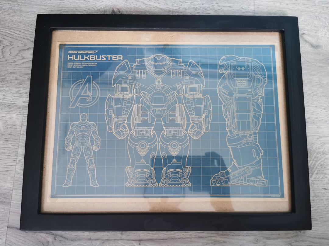 Iron Man Random Frame Iron Man Wall posters with frames, Furniture & Home Living, Home Decor ...