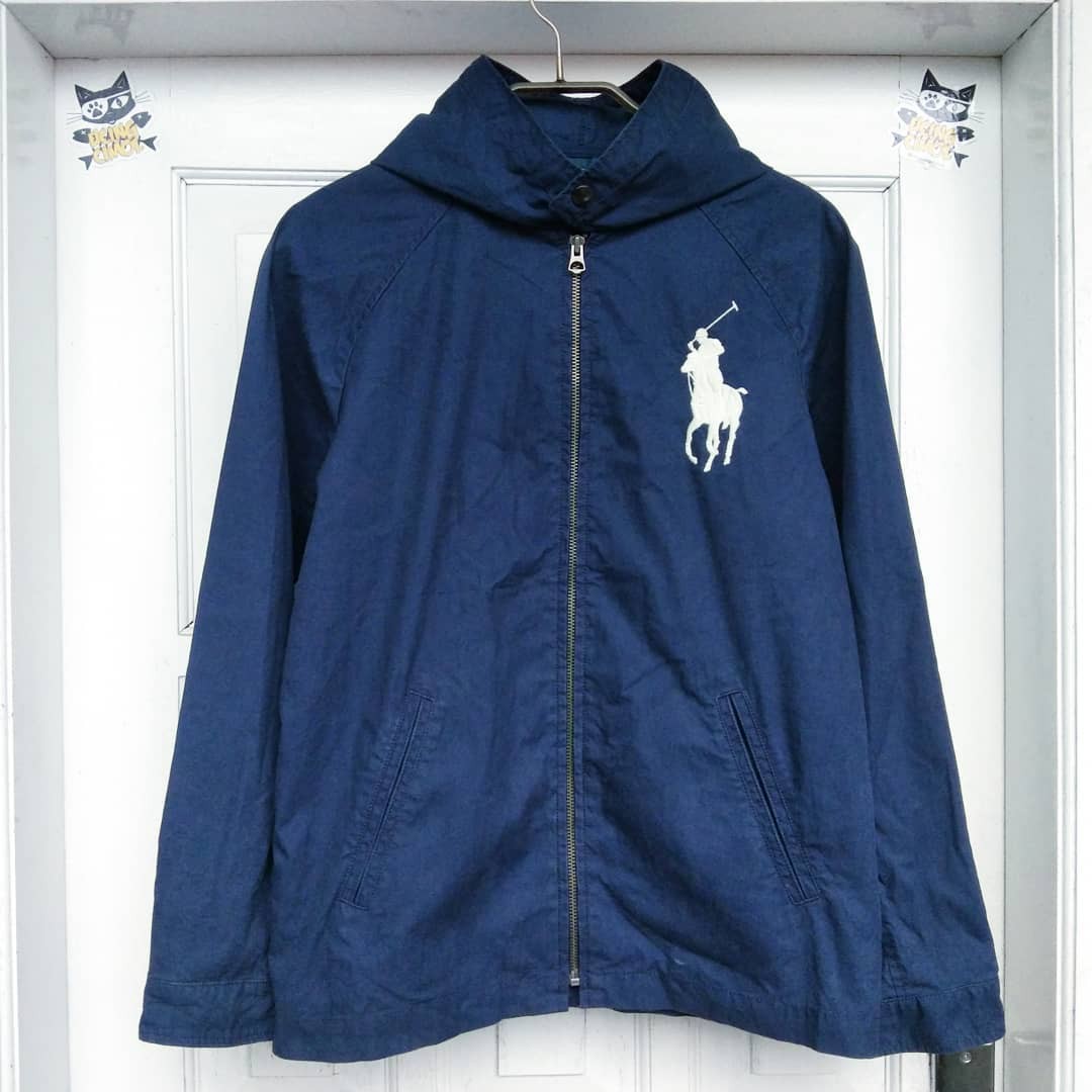 Jaket Polo by Ralph Lauren Big Logo Fesyen Wanita Pakaian Wanita