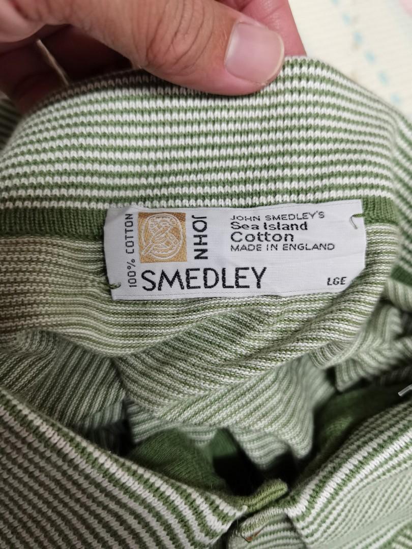 John Smedley Knitwear Polo Collar Shirt Men s Fashion Tops