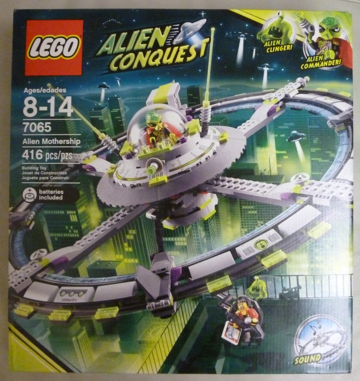 LEGO Alien Conquest 7065 Alien Mothership (全新絕版未開MISB 與