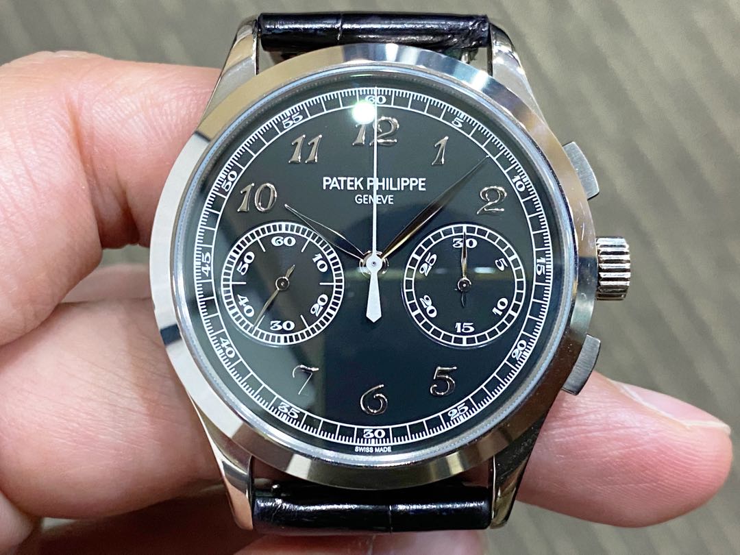 Like New Complete Jan 16 Patek Philippe PP Chronograph White Gold