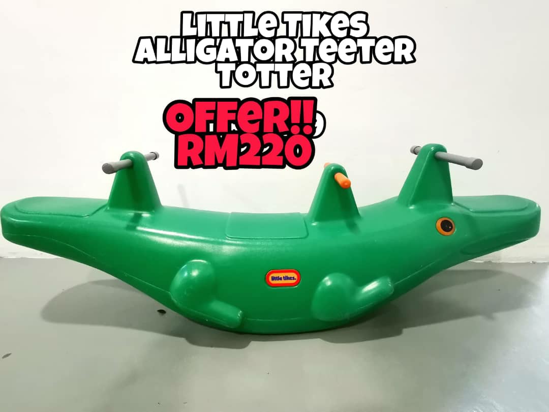 Little tikes alligator teeter totter top