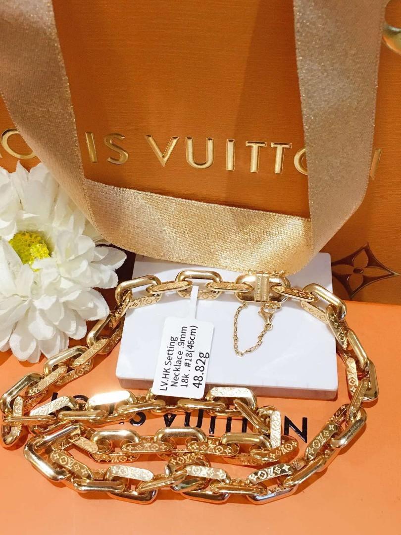 Louis Vuitton Lv Edge Necklace Mm (MP3003)  Necklace, Women accessories  jewelry, Accessories jewelry necklace