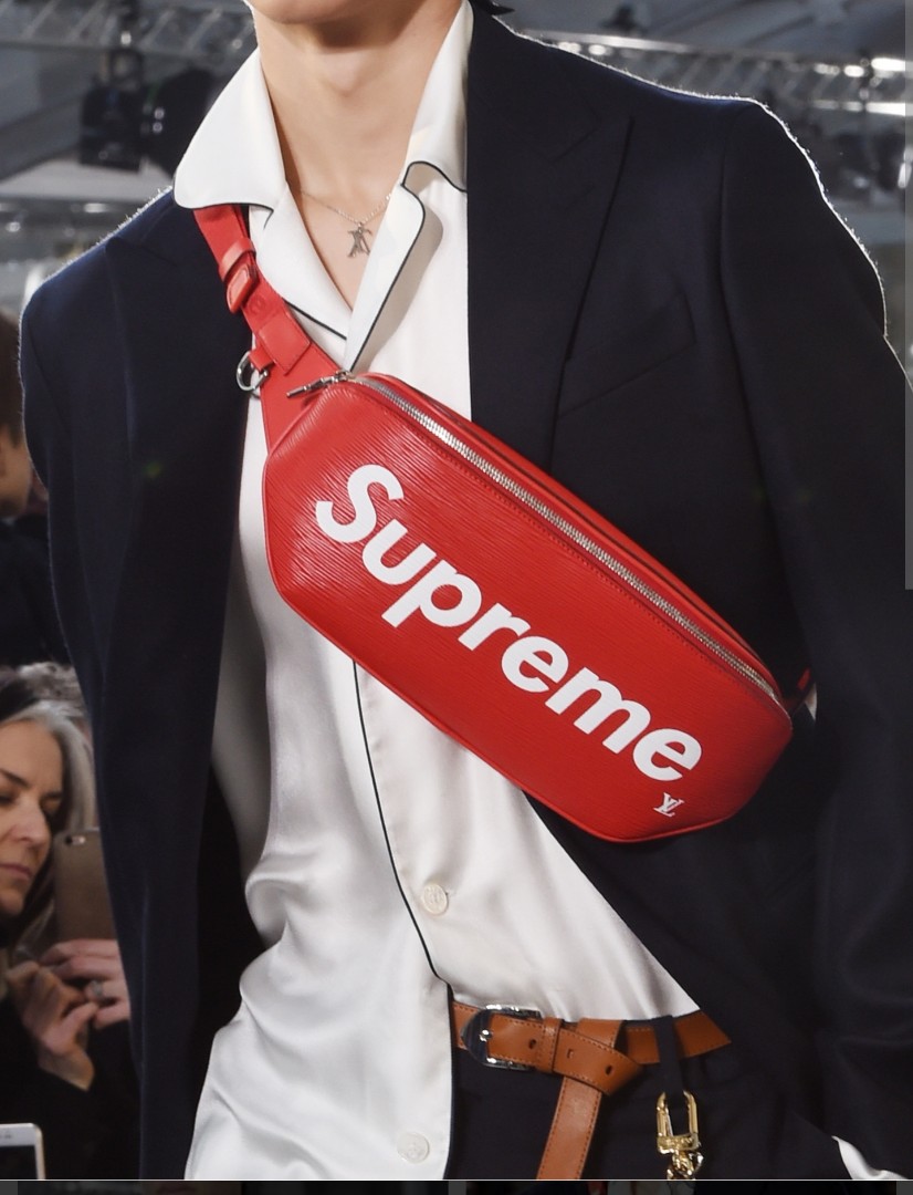 supreme lv shoulder bag