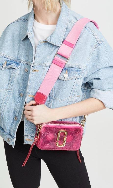 Marc Jacobs Glitter Snapshot Jelly Camera Bag Authentic Luxury