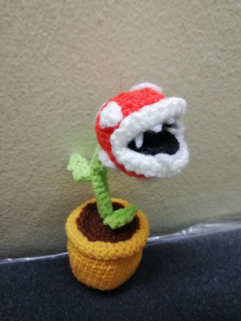 Mario Piranha Plant amigurumi /crochet, Hobbies & Toys, Stationery ...
