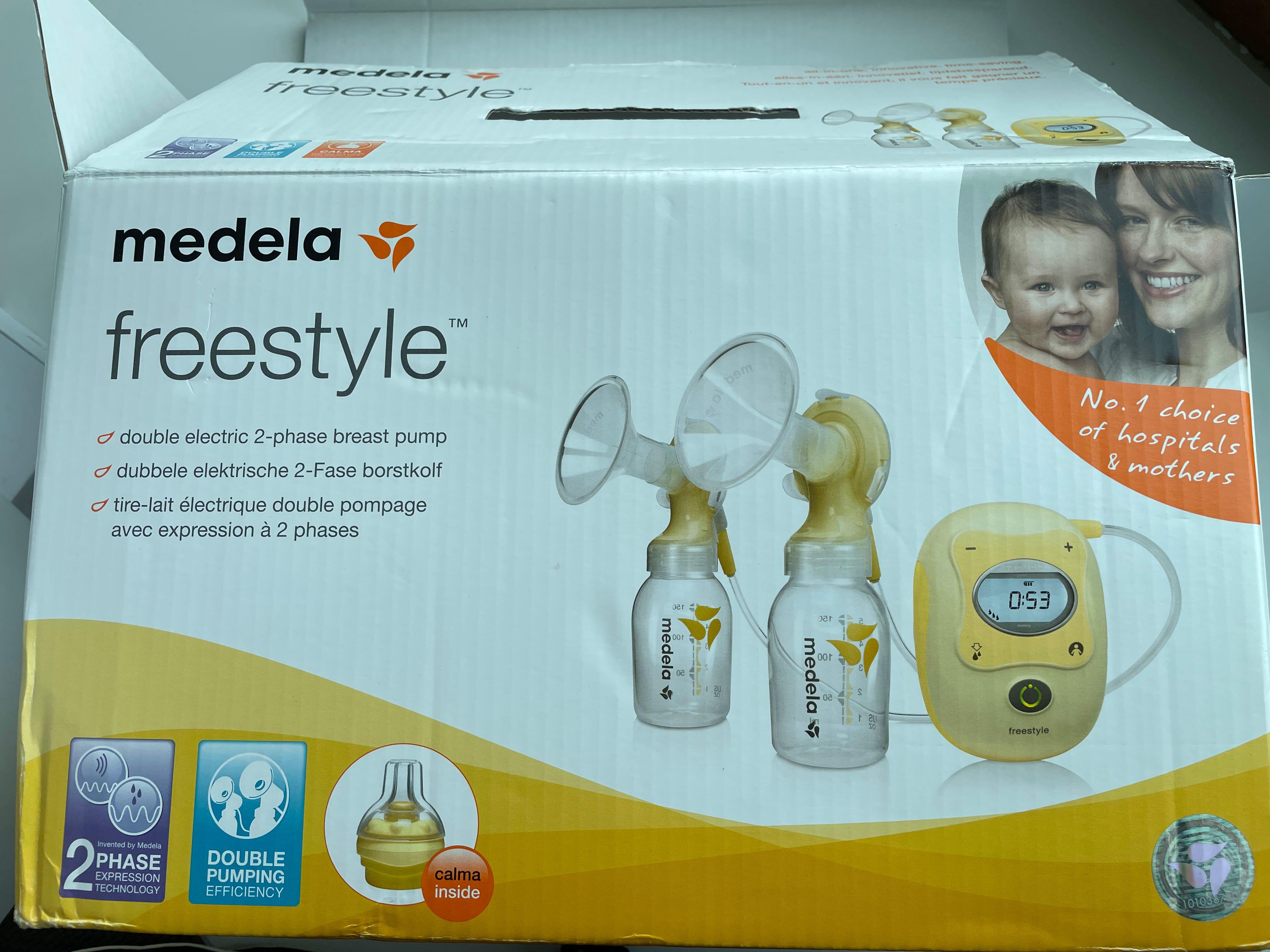 Medela Freestyle Breastpump within warranty (with freebies), Babies