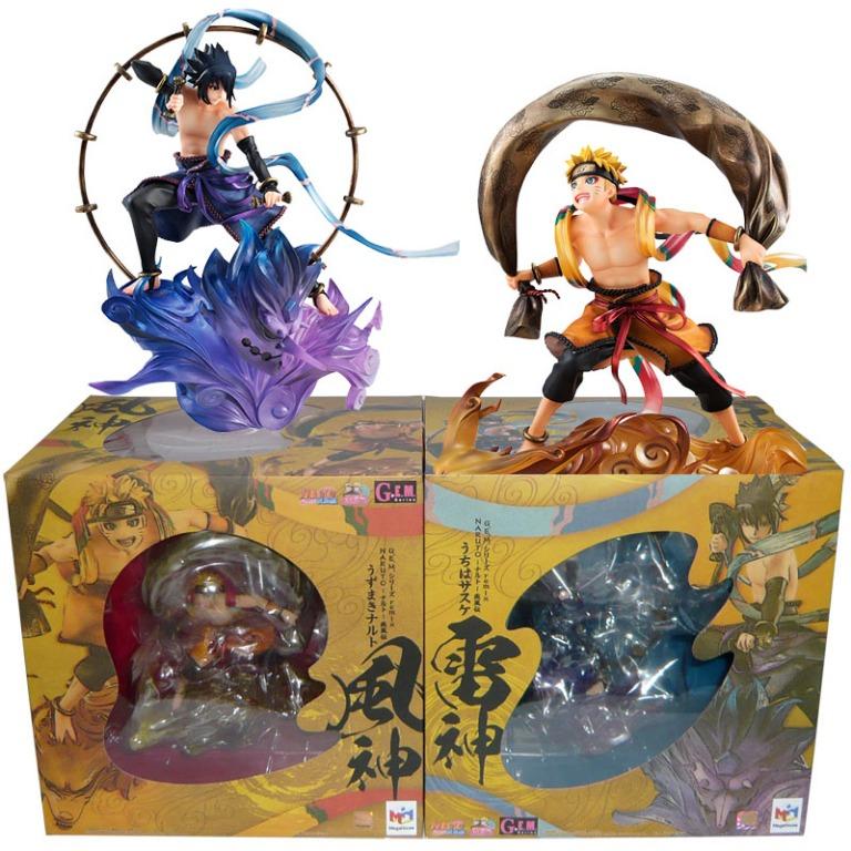 Megahouse G E M 限定火影忍者疾風傳渦卷鳴門內輪佐助風神雷神 Megahouse Limited G E M Remix Naruto Shippuden Naruto Sasuke Fuujin Raijin 興趣及遊戲 玩具 遊戲類