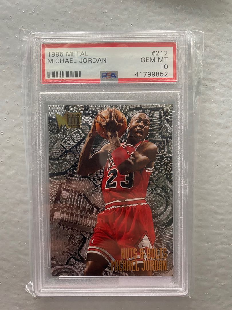 Michael Jordan 1995 Metal Nuts and Bolts PSA 10, Hobbies & Toys