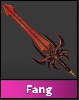 FANG🧡🤍🖤**LIGHTNING FAST DELIVERY**🧡🤍🖤MM2 GODLY ROBLOX