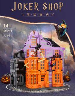 Mould King 16041 Harry Potter Joker Shop Street Modular MOC with Lights Kit
