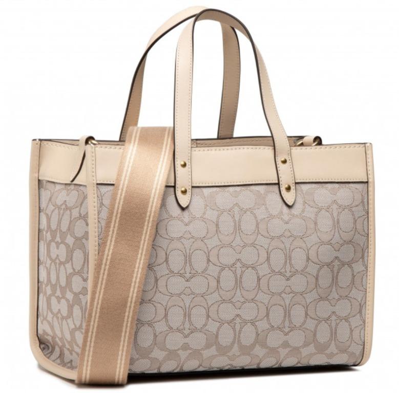Coach cream on sale handbag