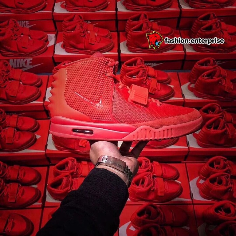 Air yeezy red october size 8 top