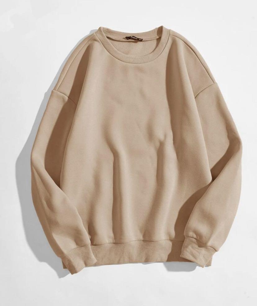 Nude oversized sweatshirt deals