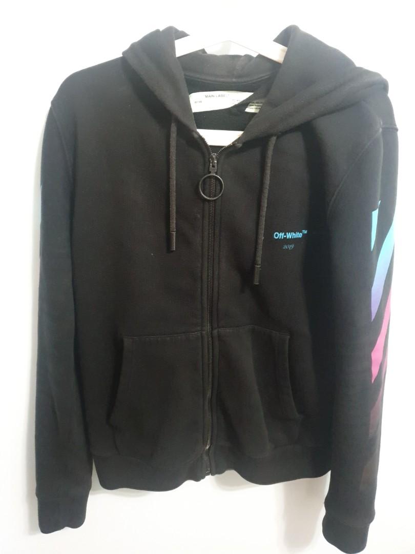 Gradient off white hoodie clearance