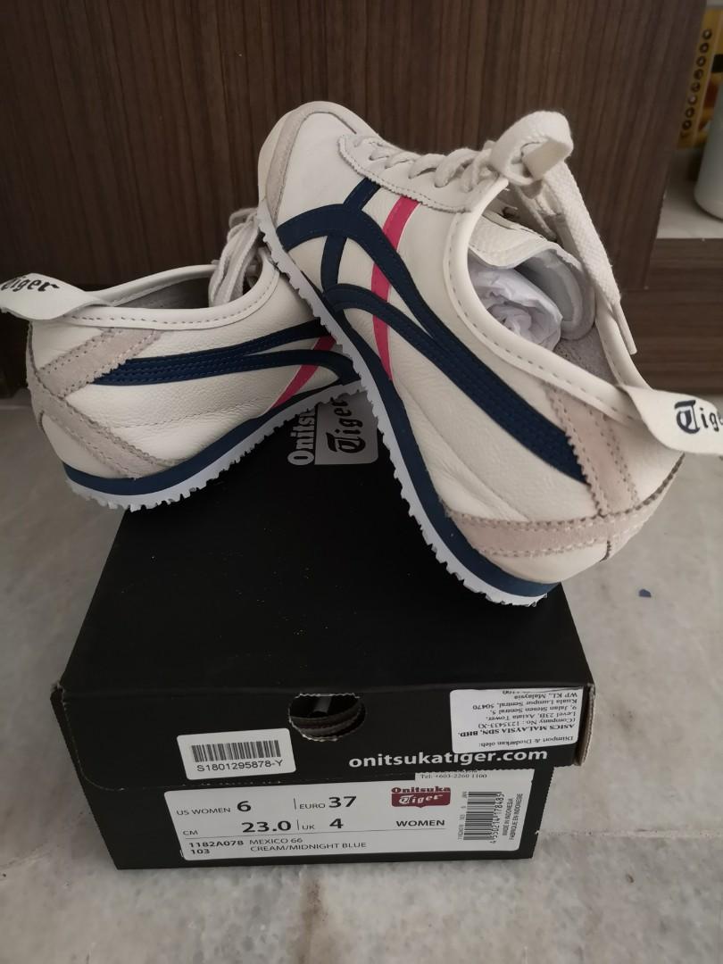 Onitsuka tiger mexico 66 cream midnight blue shop