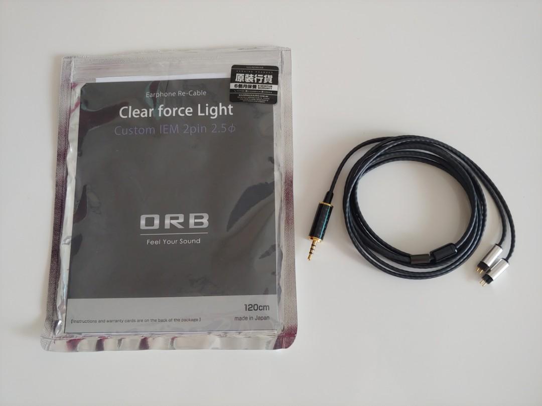 ORB Clear force Light 2.5mm 0.78 2-pin, 音響器材, 頭戴式/罩耳式