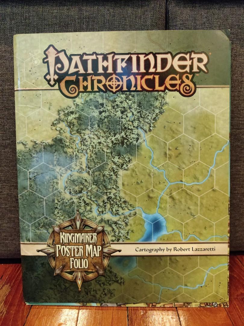 Pathfinder Kingmaker map folio, Hobbies & Toys, Toys & Games on Carousell