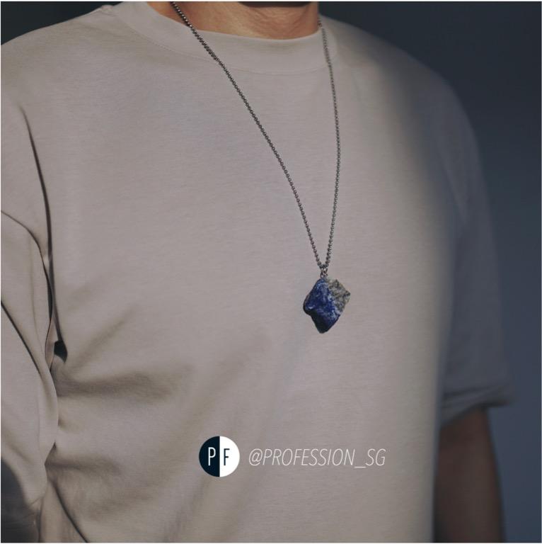 Mens lapis necklace online