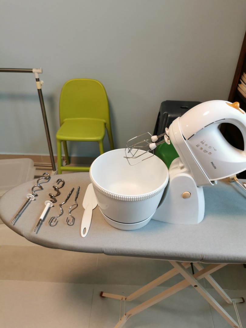 Philips mixer with rotating bowl, TV & Home Appliances, Kitchen