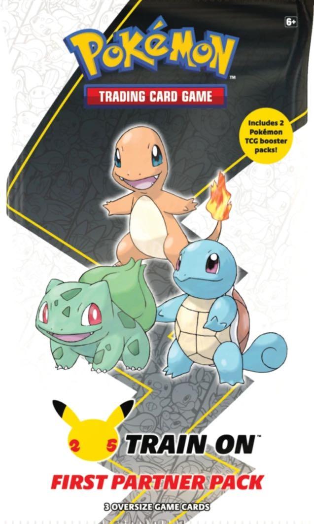3 Jumbo Promo Cards Sealed Pokemon 25th Anniversary First Partner Pack Unova 