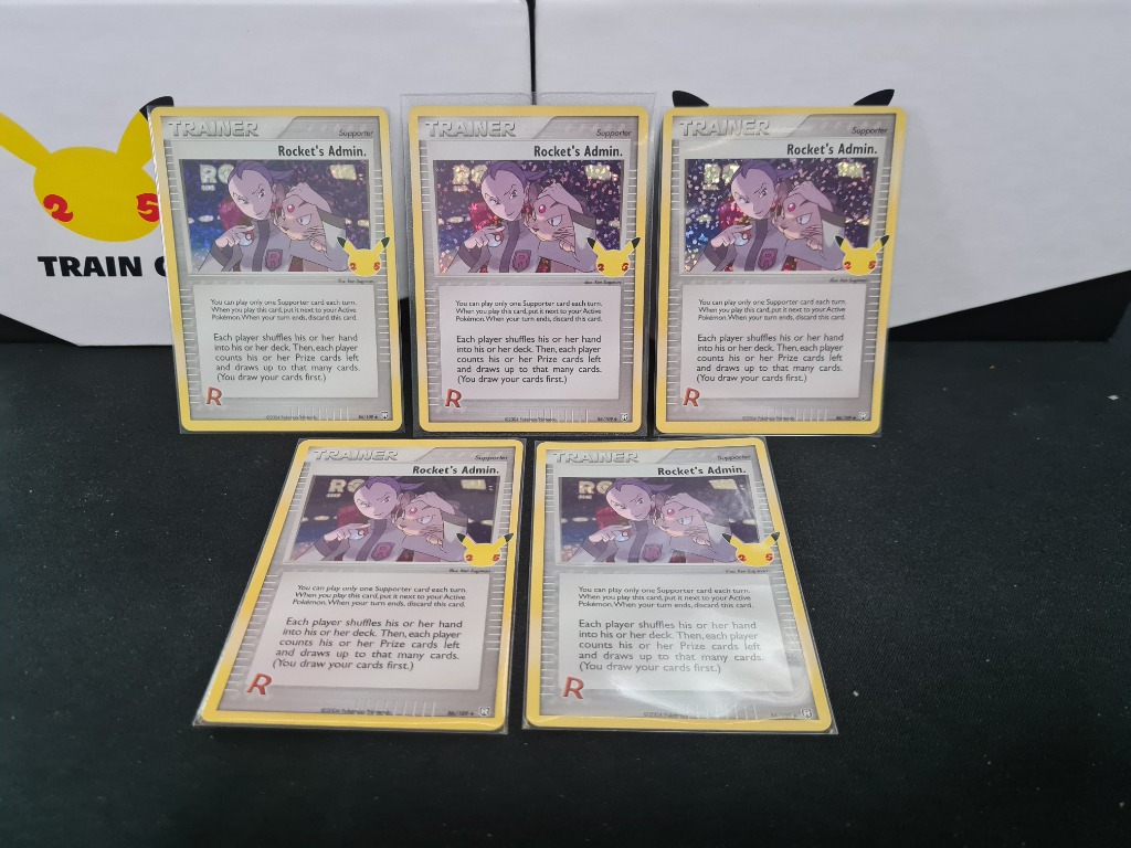 Pokemon Celebrations Rocket's Admin, Hobbies & Toys, Toys & Games on ...
