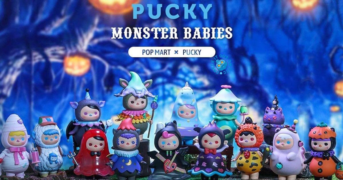 Pucky Monster Babies Halloween Christmas Xmas Blindbox toy