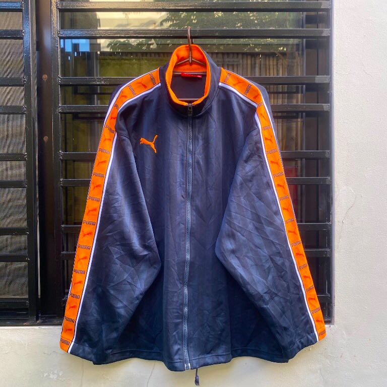 puma blue track jacket