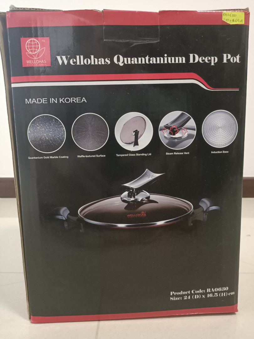 Quantanium Deep cooking Pot, TV & Home Appliances, Kitchen Appliances