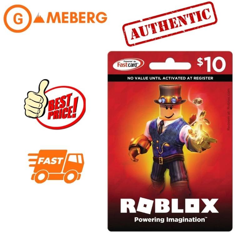 Roblox Gift Card $10 - 800/1000 Robux, Video Gaming, Gaming