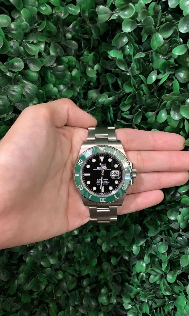 ROLEX Submariner 41 Oystersteel Green 126610LV Starbucks