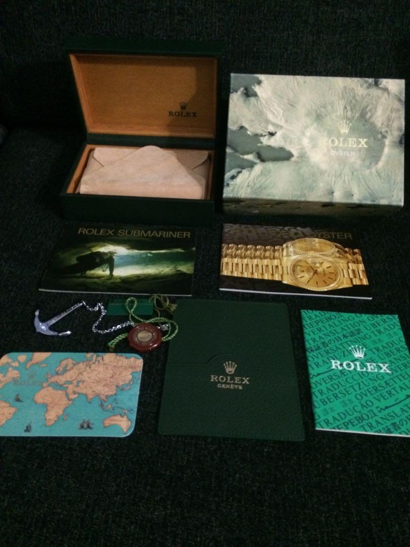 Rolex box shop set