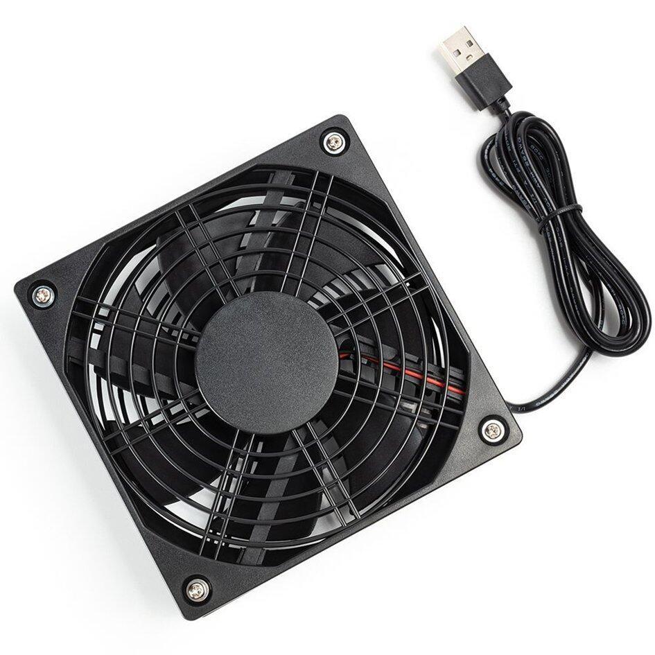 Router/Modem Cooling Fan (Silent 120mm) External Cooler Fan for