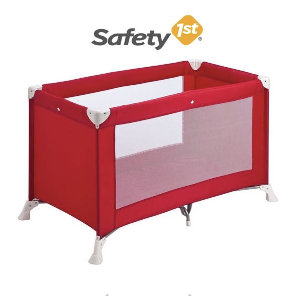 Safety 1st Softdream Playpen Cot Red, Babies & Kids, Infant
