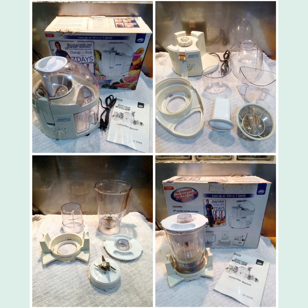 3 in 1 JML Jump Start Electric Juicer Extractor with free Blender