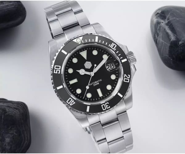 San Martin Rolex Submariner 40mm Homage New SN017 G V3 Men s